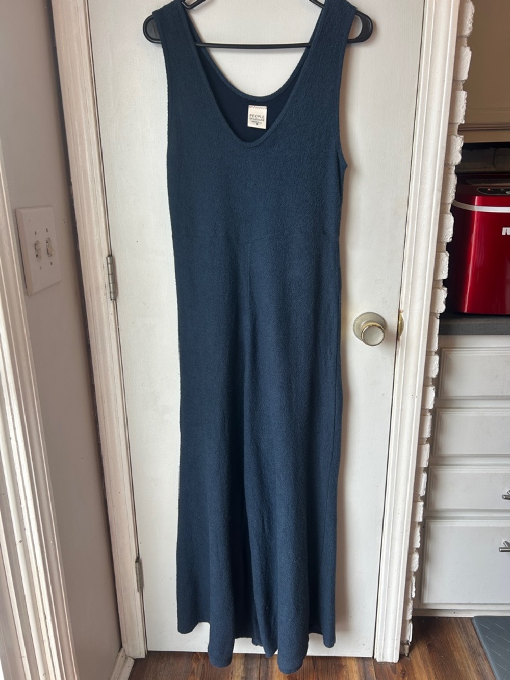 People of Leisure organic cotton Sleeveless Wide-Leg Jumpsuit in Navy